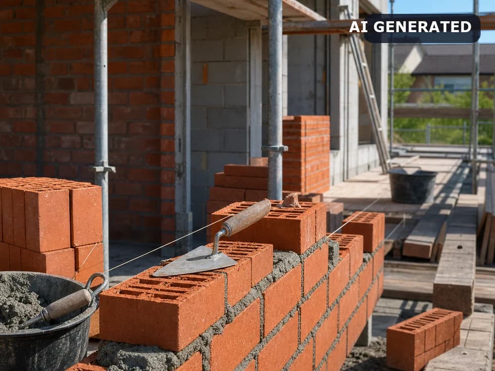 AI generated demo image for Bricklayer.